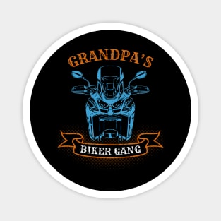 Grandpa's Biker Gang Father's Day Magnet